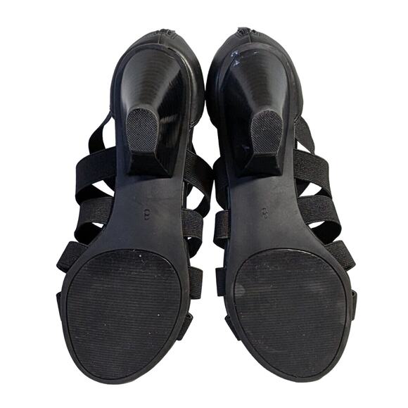 Coach & Four Women's Size 8 Strappy Ankle Sandals Small Heel - Picture 6 of 13